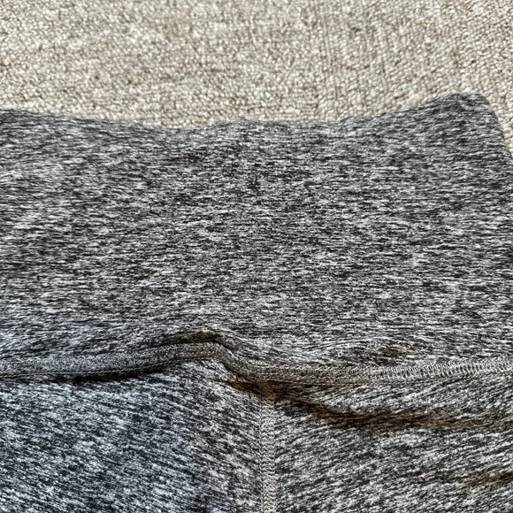 Beyond Yoga Gray Heathered Spacedye Essential Gather Scruched Ruched Leggings S - Picture 4 of 5